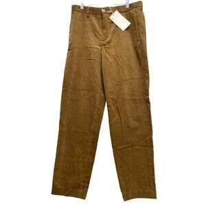 COS NWT Men's Relaxed Fit Corduroy Trousers Brown Size 30R Tapered Leg Cotton